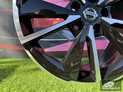 Ratlankis R18x7.5  5X114.3  ET  45  66.1  D1982  Black Polished (MB)  For NISS  (Z3+Z4)  (Qashqai NEW Model)