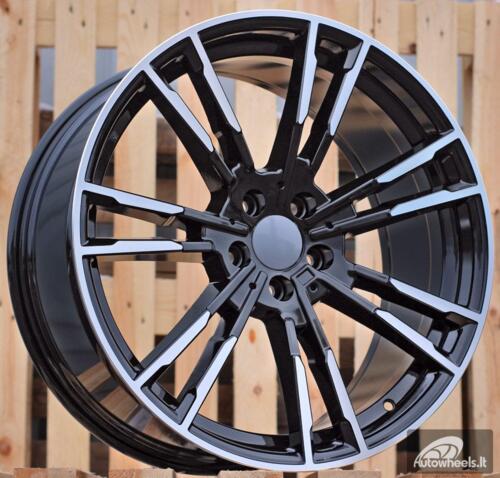 Ratlankis R20x10  5X120  ET  38  72.6  A7065  Black Polished (MB)  For BMW  (P)  ()