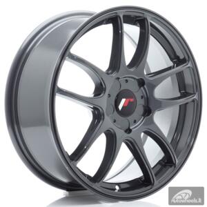 JR Wheels JR29 17x7 ET20-48 5H BLANK Hyper Gray