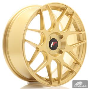 JR Wheels JR18 17x7 ET20-40 4H BLANK Gold