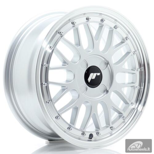 JR Wheels JR23 16x7 ET20-45 4H BLANK Hyper Silver w/Machined Lip