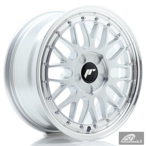 JR Wheels JR23 16x7 ET20-45 5H BLANK Hyper Silver w/Machined Lip