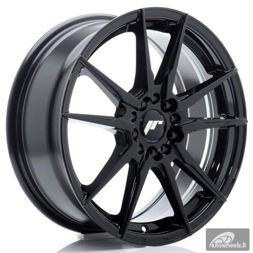 JR Wheels JR21 17x7 ET40 4x100/114 Gloss Black