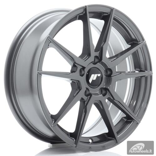 JR Wheels JR21 17x7 ET40 5x100 Hyper Gray