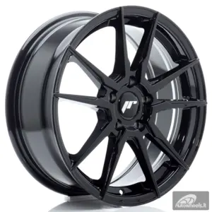 JR Wheels JR21 17x7 ET40 5x114 Gloss Black