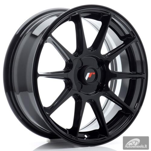 JR Wheels JR11 17x7 ET20-38 4H BLANK Gloss Black