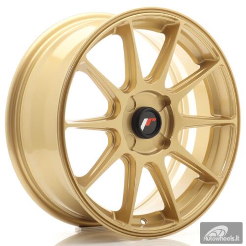 JR Wheels JR11 17x7 ET20-38 4H BLANK Gold