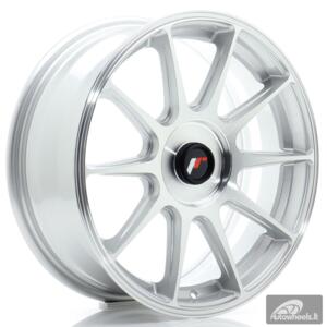 JR Wheels JR11 17x7 ET20-38 BLANK Silver Machined