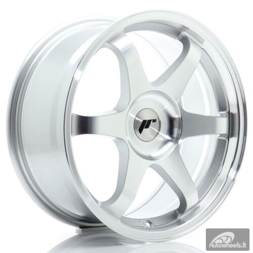 JR Wheels JR3 17x8 ET20-35 BLANK Silver Machined Face