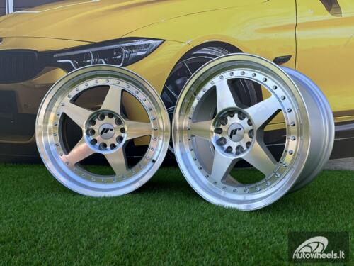 JR Wheels JR6 16x8 ET25 4x100/108 Silver Machined Face