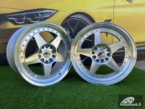 JR Wheels JR6 16x8 ET25 4x100/108 Silver Machined Face