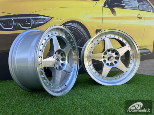 JR Wheels JR6 16x8 ET25 4x100/108 Silver Machined Face