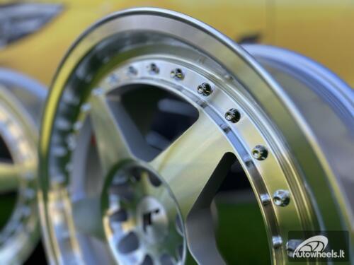 JR Wheels JR6 16x8 ET25 4x100/108 Silver Machined Face
