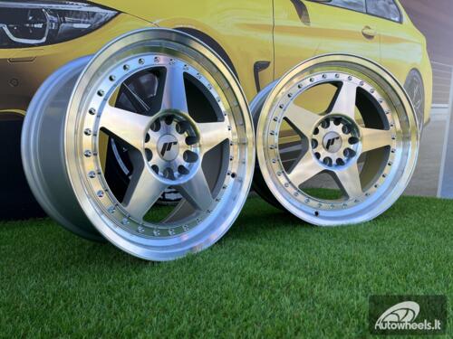 JR Wheels JR6 16x8 ET25 4x100/108 Silver Machined Face