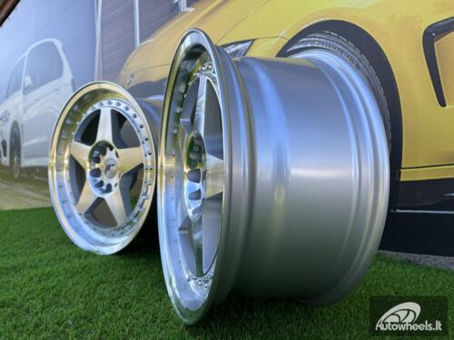 JR Wheels JR6 16x8 ET25 4x100/108 Silver Machined Face