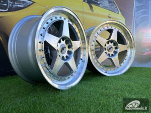 JR Wheels JR6 16x8 ET25 4x100/108 Silver Machined Face