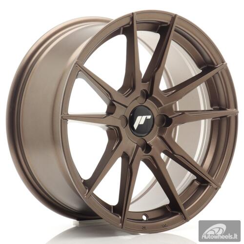 JR Wheels JR21 17x8 ET20-35 4H BLANK Matt Bronze