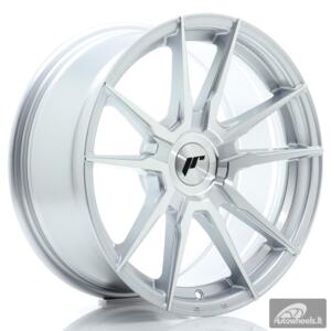 JR Wheels JR21 17x8 ET20-35 BLANK Silver Machined