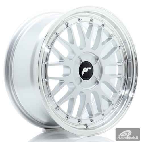 JR Wheels JR23 17x7,5 ET20-40 4H BLANK Hyper Silver w/Machined Lip