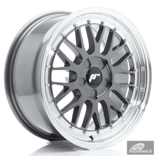 JR Wheels JR23 17x7,5 ET20-40 5H BLANK Hyper Gray w/Machined Lip