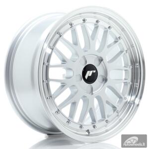 JR Wheels JR23 17x7,5 ET20-40 5H BLANK Hyper Silver w/Machined Lip