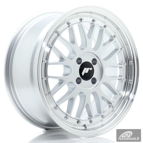 JR Wheels JR23 17x8 ET35 4x100 Hyper Silver w/Machined Lip