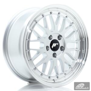 JR Wheels JR23 17x8 ET20 5x120 Hyper Silver w/Machined Lip