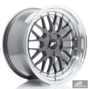 JR Wheels JR23 18x9,5 ET20-48 5H BLANK Hyper Gray w/Machined Lip