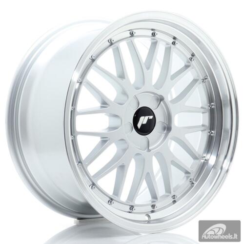 JR Wheels JR23 19x9 ET20-40 5H BLANK Hyper Silver w/Machined Lip