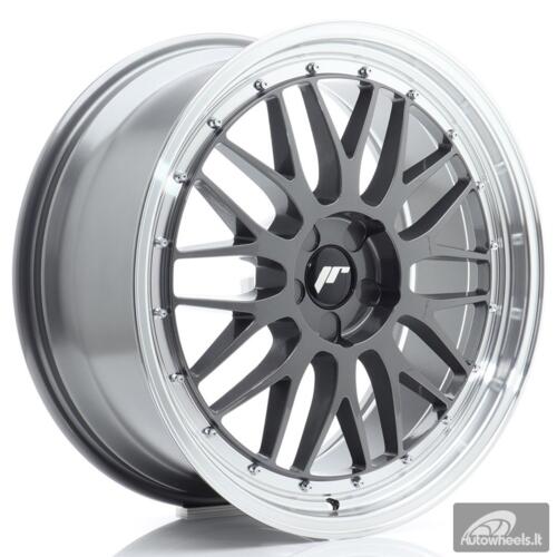 JR Wheels JR23 20x8 ET20-40 5H BLANK Hyper Gray w/Machined Lip