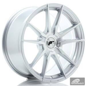 JR Wheels JR21 18x8 ET20-40 BLANK Silver Machined