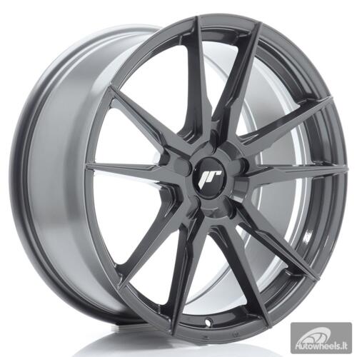 JR Wheels JR21 19x8 ET20-40 5H BLANK Hyper Gray