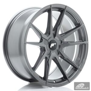 JR Wheels JR21 19x9 ET20-40 5H BLANK Hyper Gray