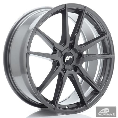 JR Wheels JR21 20x8 ET20-40 5H BLANK Hyper Gray