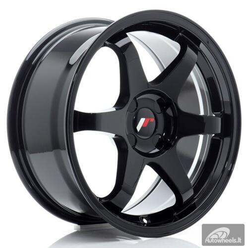 JR Wheels JR3 17x8 ET20-35 4H BLANK Gloss Black