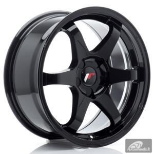 JR Wheels JR3 17x8 ET20-35 5H BLANK Gloss Black