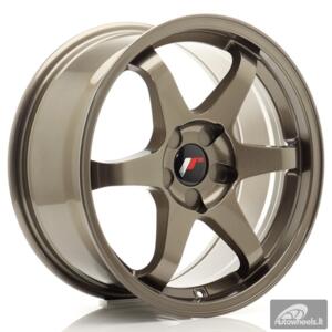 JR Wheels JR3 17x8 ET20-35 5H BLANK Bronze