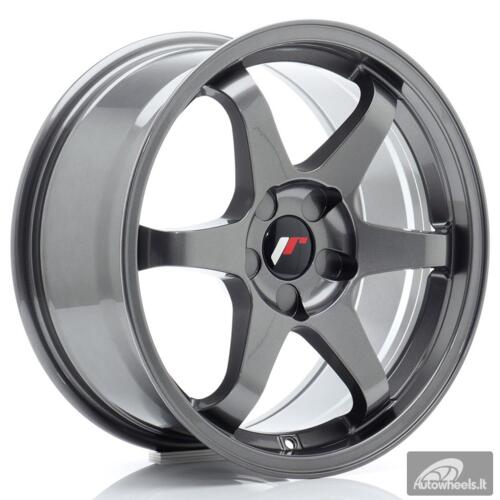 JR Wheels JR3 17x8 ET20-35 5H BLANK Gun Metal