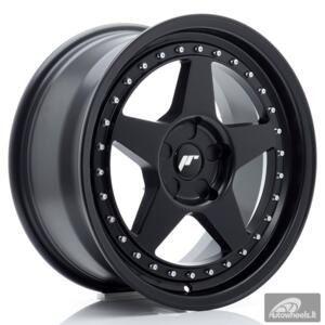 JR Wheels JR6 17x8 ET20-35 5H BLANK Matt Black