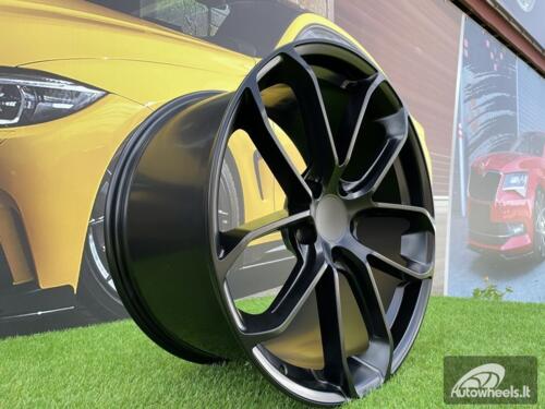 Ratlankis Spirit 11,5X22 5X130 ET61 71,6 Black half matt