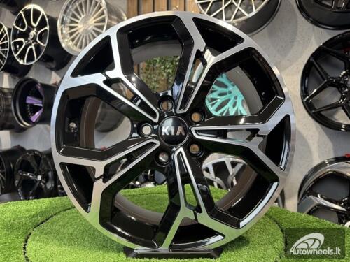 Ratlankis R19x7.5  5X114.3  ET  50  67.1  FE190  (BK5963)  Black Polished (MB)  For KIA  (K2)