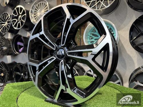 Ratlankis R19x7.5  5X114.3  ET  50  67.1  FE190  (BK5963)  Black Polished (MB)  For KIA  (K2)