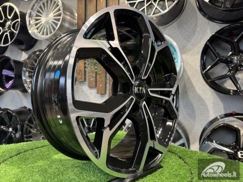 Ratlankis R19x7.5  5X114.3  ET  50  67.1  FE190  (BK5963)  Black Polished (MB)  For KIA  (K2)