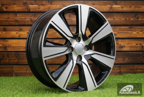 Ratlankis R17x6.5  4X100  ET  45  60.1  L1671  Black Polished (MB)  For RACIN  (P1)