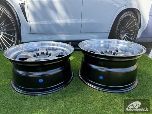 Ratlankis R18x8.5  10X114/120  ET  25  74.1  LU002  Hyper Black (HB)  For RACIN  (P1)  (REAR+FRONT STYLE JAPAN)