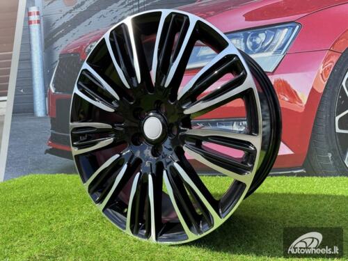 Ratlankis R20x8.5  5X108  ET  45  63.4  XE136  (LU1930)  Black Polished (MB)  For LAND  (K3)