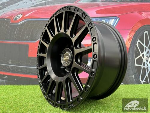 Ratlankis R17x8  6X139.7  ET  M15  110.1  B5877  Black Half Matt (BLHM)  For 4X4  (K2)