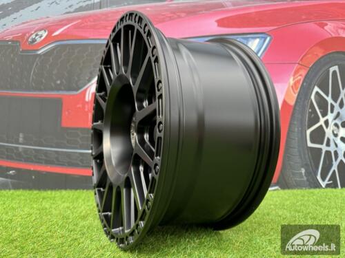 Ratlankis R17x8  6X139.7  ET  M15  110.1  B5877  Black Half Matt (BLHM)  For 4X4  (K2)