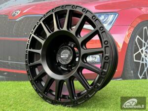 Ratlankis R17x8  6X139.7  ET  M15  110.1  B5877  Black Half Matt (BLHM)  For 4X4  (K2)