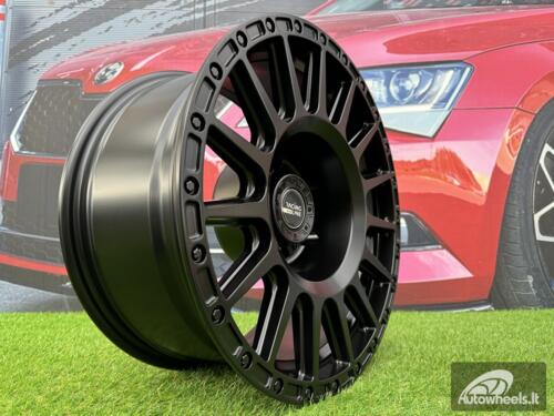 Ratlankis R17x8  6X139.7  ET  M15  110.1  B5877  Black Half Matt (BLHM)  For 4X4  (R)
